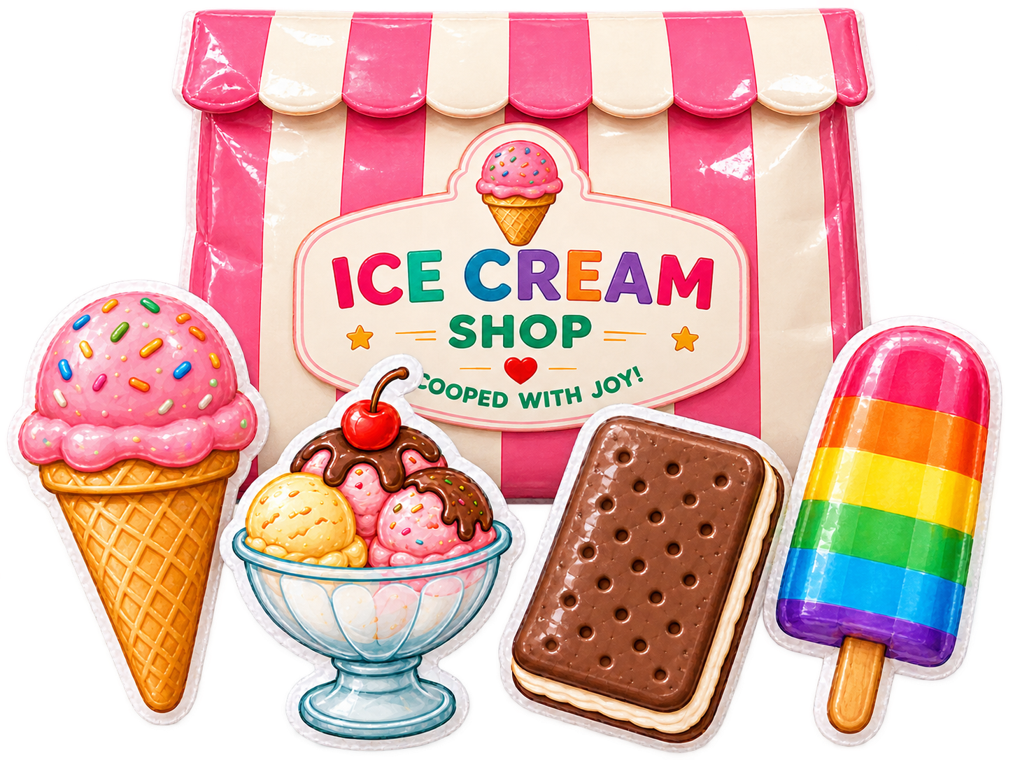 Ice Cream Shop Printable Templates